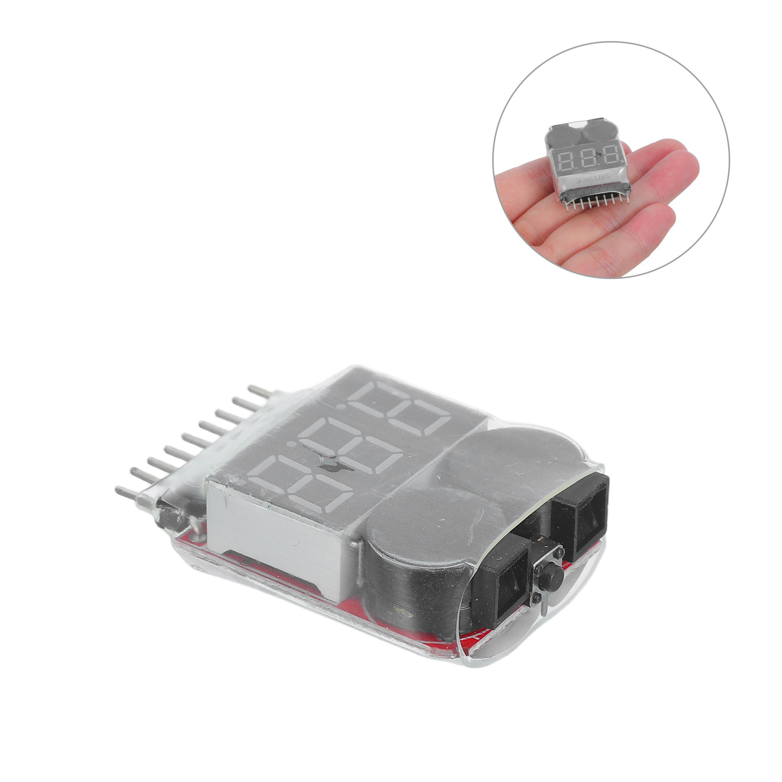 جهاز مراقبة البطارية (قطعتان)  - مراجعة Drone Battery Voltage Checker وسعره