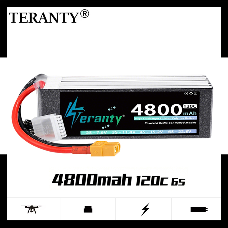 بطارية ليثيوم بوليمر TERANTY 6 - مراجعة Drone Battery 6S وسعره