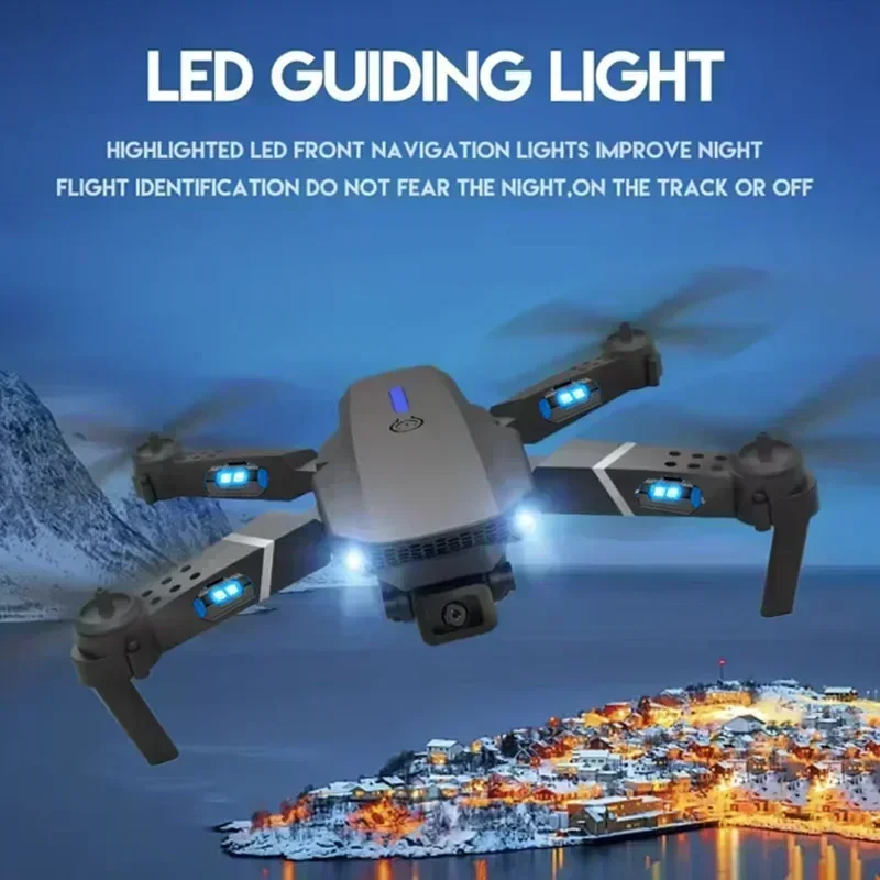 E88 Pro WIFI FPV الطائرة بدون  - مراجعة Drone Battery Box وسعره